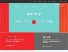 Tablet Screenshot of dstillery.com